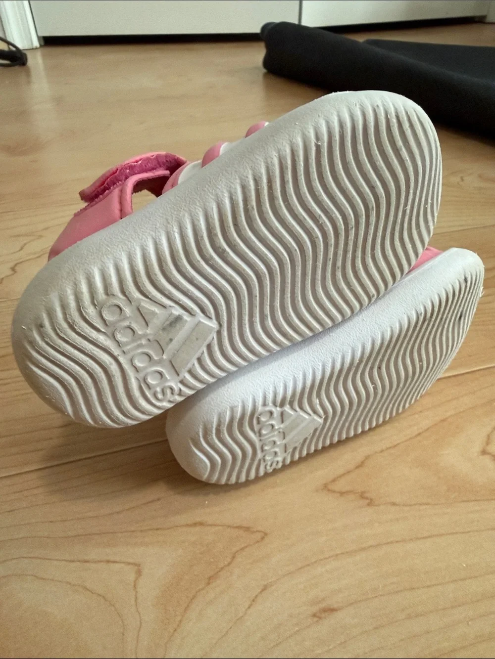 Adidas Baby Toddler Girl Kids Pink Closed-Toe Water Sandals Sz 6.5T